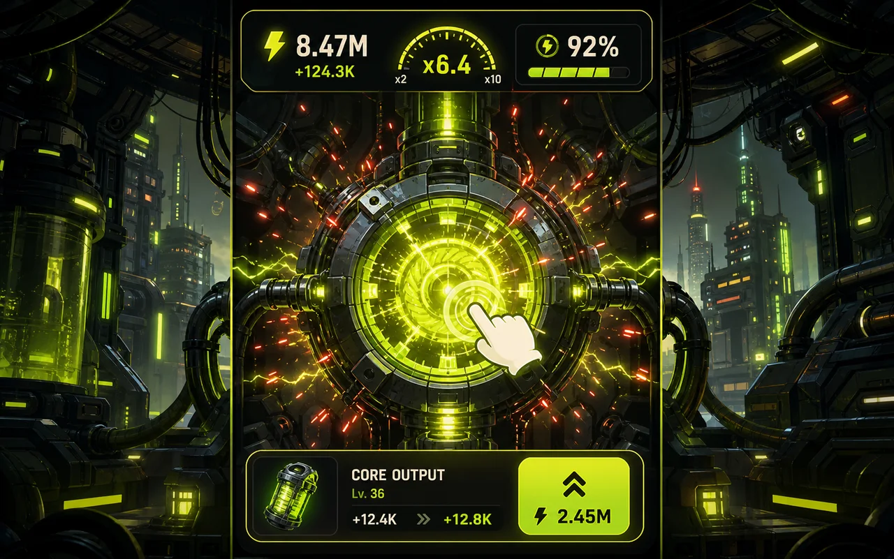 Neon Reactor gameplay reference preview