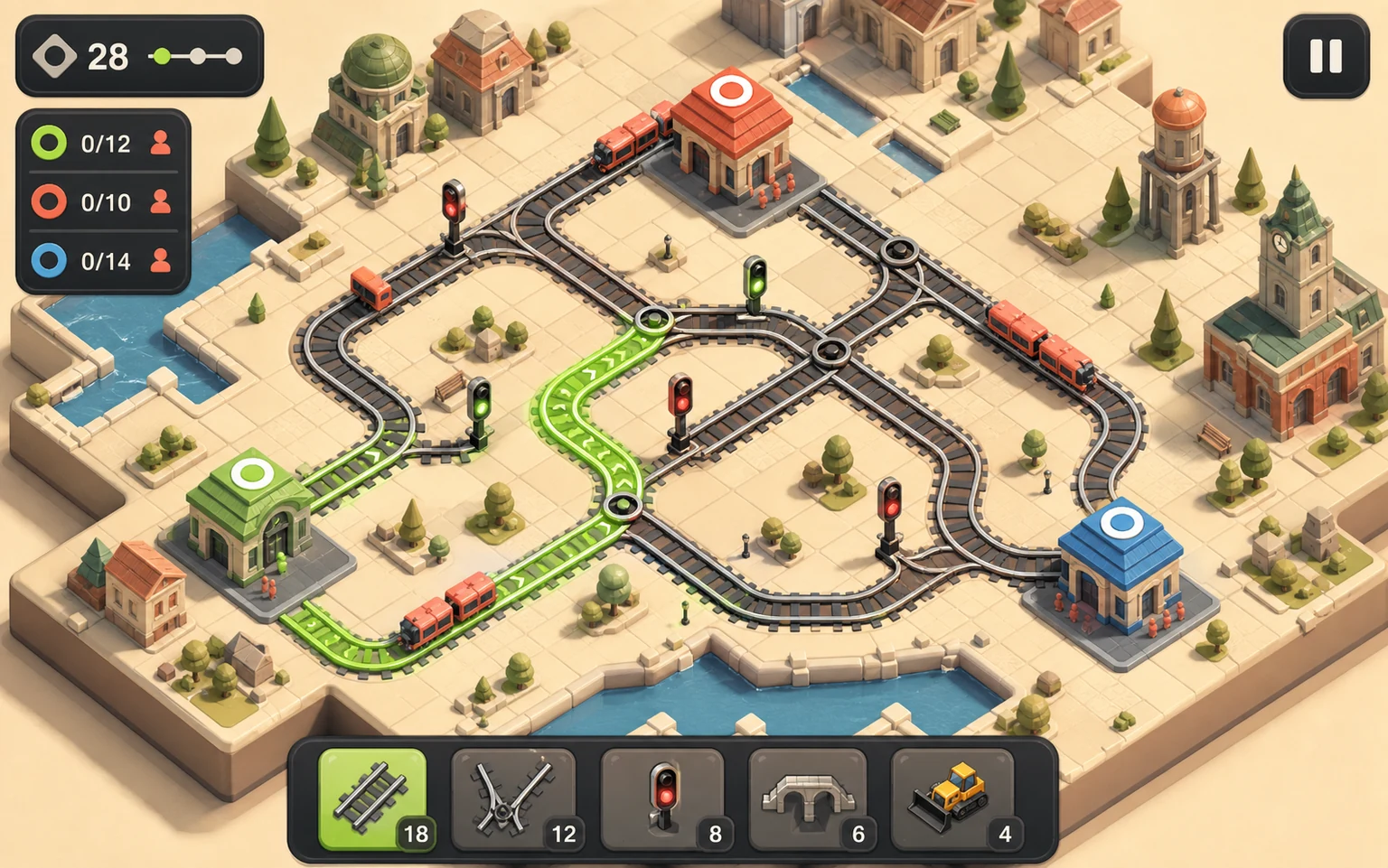 Pocket Railworks gameplay reference preview